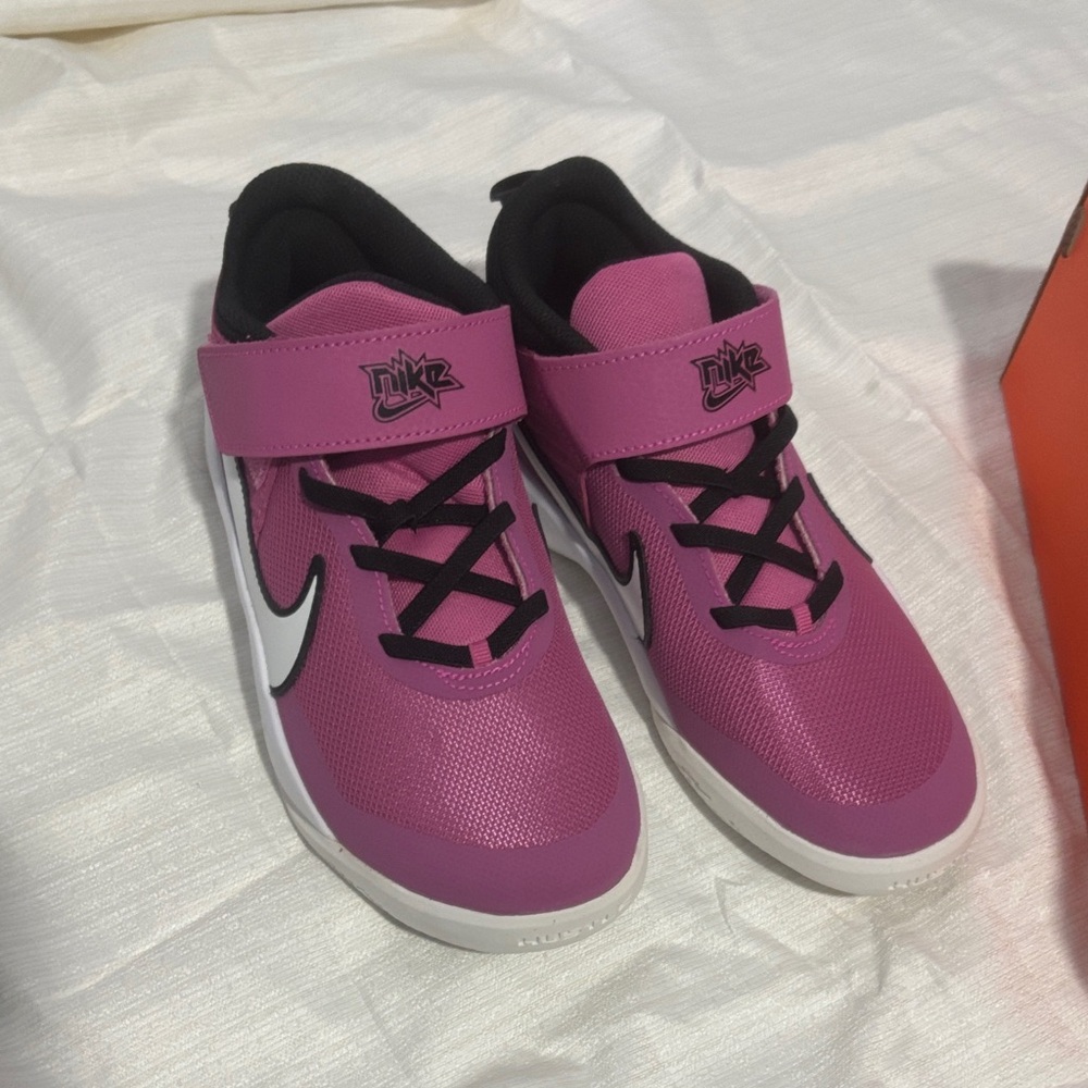 Nike Kids Pink and Black Sneakers